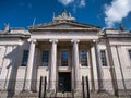 The white sandstone Bishop Street Courthouse in Derry / Londonderry, Northern Ireland, UK Royalty Free Stock Photo