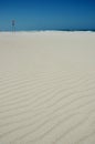 White sandy beach
