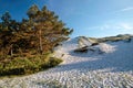 White sandy beach on Bornholm