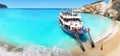 Beautiful Beach Greek Islands Greece Royalty Free Stock Photo