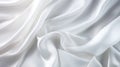 Delicate White Satin Fabric: Realistic Hyper-detailed Uhd Image