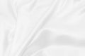 White satin fabric texture soft blur background Royalty Free Stock Photo