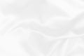 White satin fabric texture soft blur background Royalty Free Stock Photo