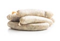 White sausage. Mini weisswurst Royalty Free Stock Photo