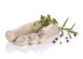 White Sausages Royalty Free Stock Photo