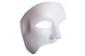 White Scary Halloween mask isolated Royalty Free Stock Photo