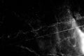 white scratches with spotsisolated on black background Royalty Free Stock Photo