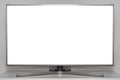 White screen on digital TV Royalty Free Stock Photo