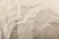 White scrunched paper surface