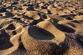 White sea sand with lots of small dunes