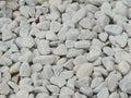 White sea stones as background - texture Royalty Free Stock Photo