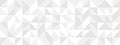 White seamless background of triangles in modern style, flat vector illustration. Royalty Free Stock Photo