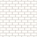White seamless brick wall Royalty Free Stock Photo