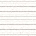 White seamless brick wall Royalty Free Stock Photo