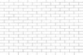 White seamless brickwall with repeating pattern use as background Royalty Free Stock Photo