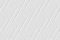 White seamless geometric texture. Origami paper style. 3D rendering background.