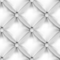 White Seamless Leather Upholstery Pattern Royalty Free Stock Photo