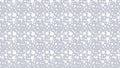 White Seamless Scattered Dots Pattern Vector Art