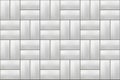 White seamless subway tile pattern. Vector metro wall or floor texture Royalty Free Stock Photo