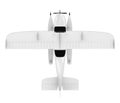 White Seaplane Isolated