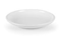 White seramic plate on white background Royalty Free Stock Photo