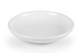 White seramic plate on white background Royalty Free Stock Photo