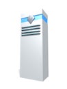 White server tower Royalty Free Stock Photo