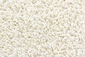 White shaggy carpet