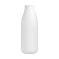 White shampoo bottle. Cosmetic hair lotion container blank