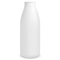 White shampoo bottle. Cosmetic hair lotion container blank