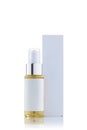 White Shampoo Cosmetic Bottle