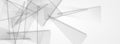 White Shapes Creative Vector Panoramic Gray