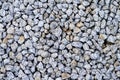 White sharp stones and rocks as used for building and grave cove