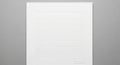 White sheet of lined notebook paper centered against a light gray background. Royalty Free Stock Photo