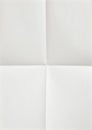 White sheet of paper folded Royalty Free Stock Photo