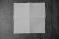 White sheet of paper. Royalty Free Stock Photo