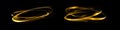 White shiny sparks spiral wave. A curved bright line of speed is spinning. Shiny wavy path. Rotating dynamic neon circle