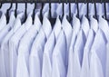 White shirt with cloth hanger for sale