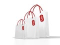 White shopping bag