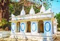 The shrine of Shwethalyaung Buddha Temple, Bago, Myanmar Royalty Free Stock Photo