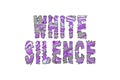 White Silence is violence Royalty Free Stock Photo