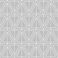White on Silver Double Triangle Geometrical Pattern Seamless Repeat Background Royalty Free Stock Photo