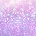 White silver and pink abstract bokeh lights. defocused background Royalty Free Stock Photo