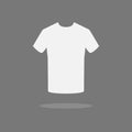 White simple shirt icon