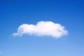 White single cloud Royalty Free Stock Photo