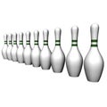 White size of bowling