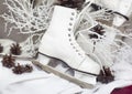 White skates, still life.