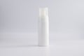 White skincare bottle mock up on background