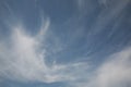 White sky background filled with beautiful clouds.