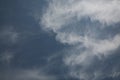 White sky background filled with beautiful clouds.